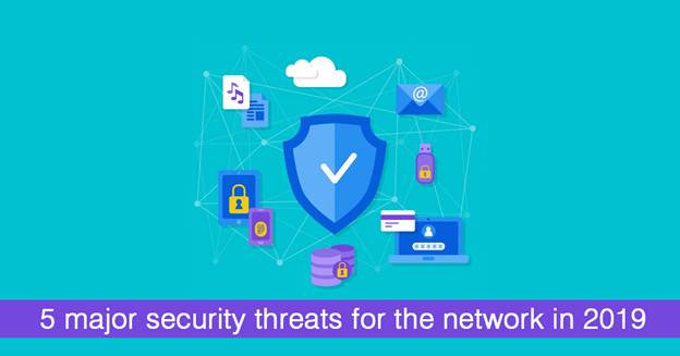 major security threats for  the network