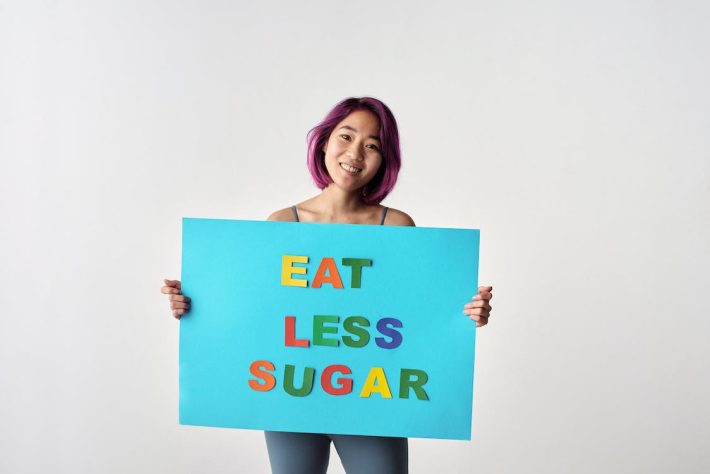 Less sugar and fat