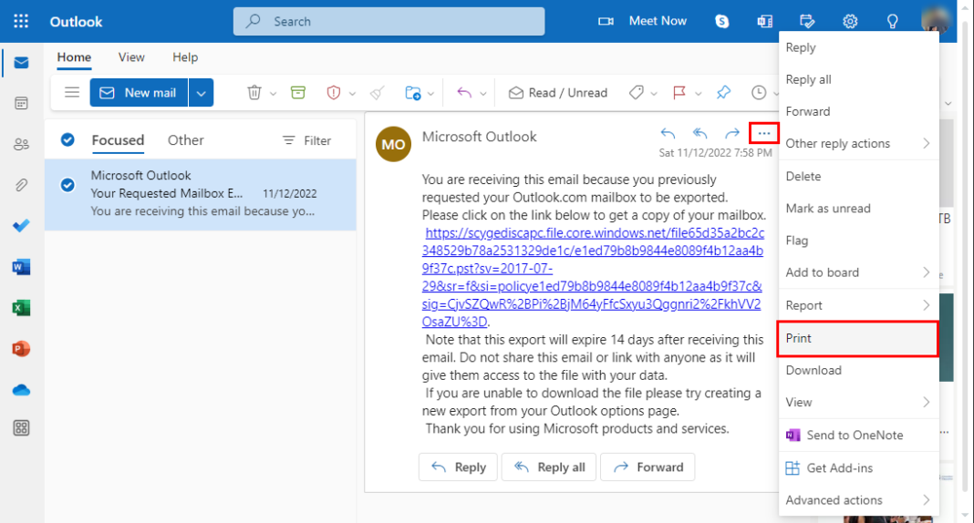 Detailed Procedure to Export Hotmail to PDF TechRecur