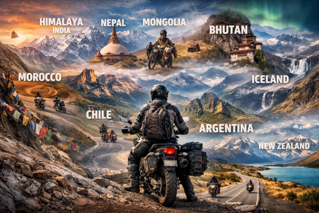 Top Motorcycle Adventure Countries